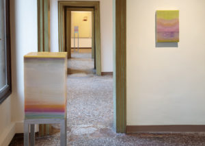 Installation view of Tensioni Superficiali collective exhibition.